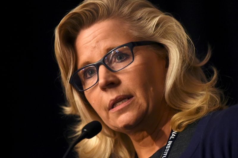 FILE PHOTO: U.S. Representative Liz Cheney addresses the media during the 2017 "Congress of Tomorrow" Joint Republican Issues Conference in Philadelphia, Pennsylvania, U.S. January 25, 2017. REUTERS/Mark Makela/File Photo