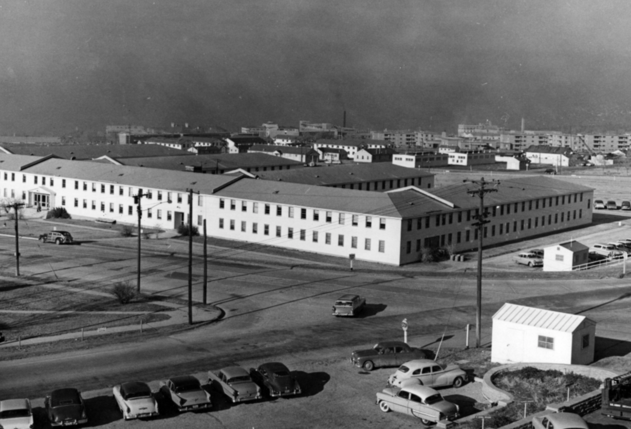 An undated photo of The Annex, a building the University of Utah acquired in 1948 that became a pivotal structure for its expanded campus.