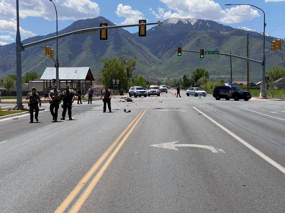 The crash occurred at US 89 and 1600 South.