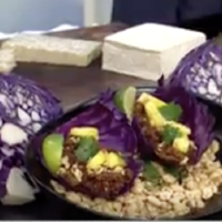 Polynesian Cabbage Wrap: A plant-forward dish with a tempeh twist