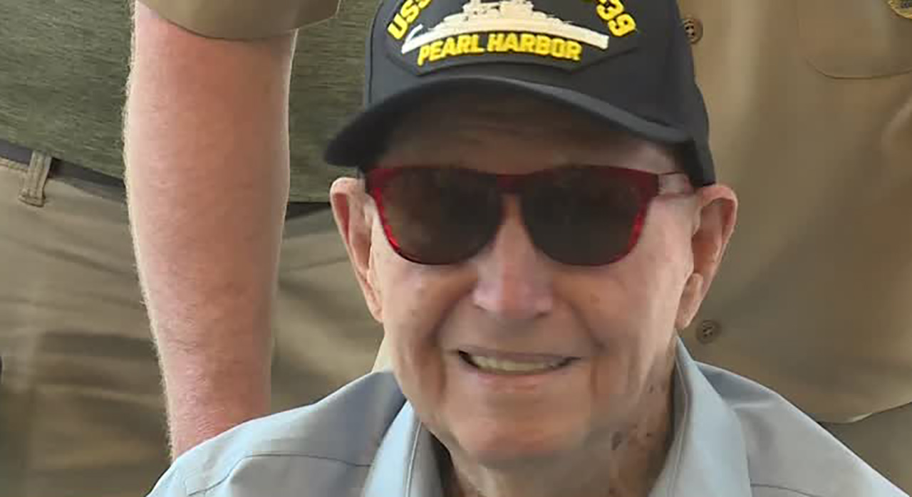 Ken Potts of Provo is one of only two living survivors who were aboard the battleship USS Arizona when Pearl Harbor was attacked on Dec. 7, 1941.