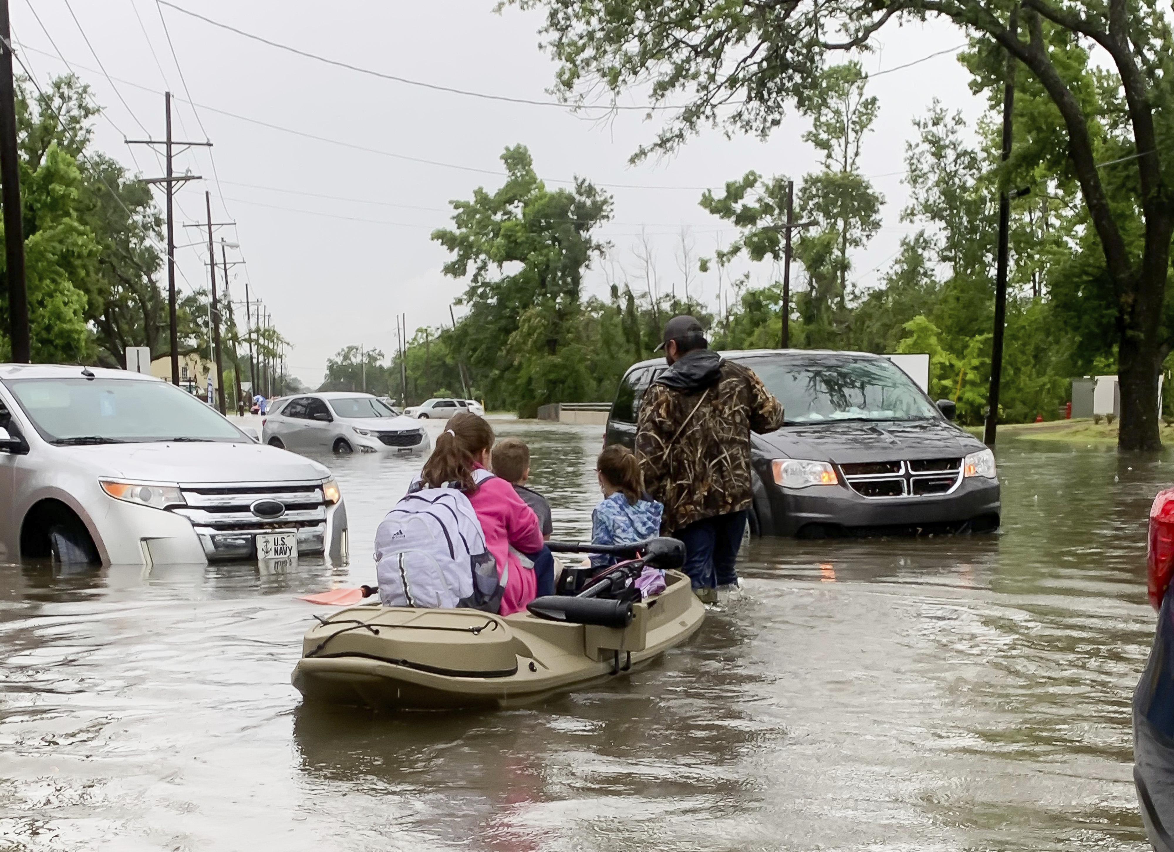 Heavy rains hammer western Louisiana with more to come