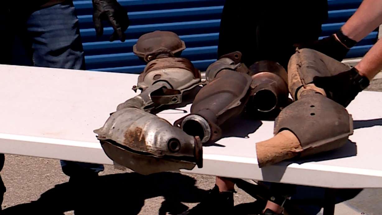 Investigators with the Utah Attorney General’s office found a storage unit with over 100 stolen catalytic converters estimated to be worth more than $100,000 on Thursday, May 6.