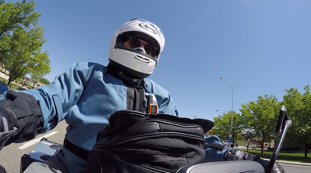 John Merrick has ridden motorcycles for more than 50 years. He's toured hundreds of thousand of miles across Europe, the United States, and Canada with his fellow Blue Knights, a motorcycle club for retired law enforcement.