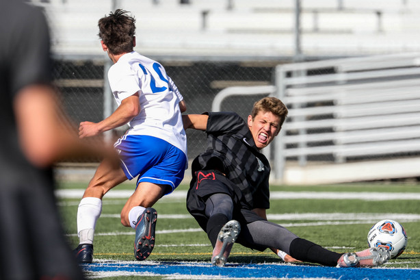 The Weber Warriors face off against the Fremont Silverwolves in the 6A boys soccer semifinals at Juan Diego Catholic High School in Draper on Monday, May 24, 2021. The Warriors are moving on to the championships.