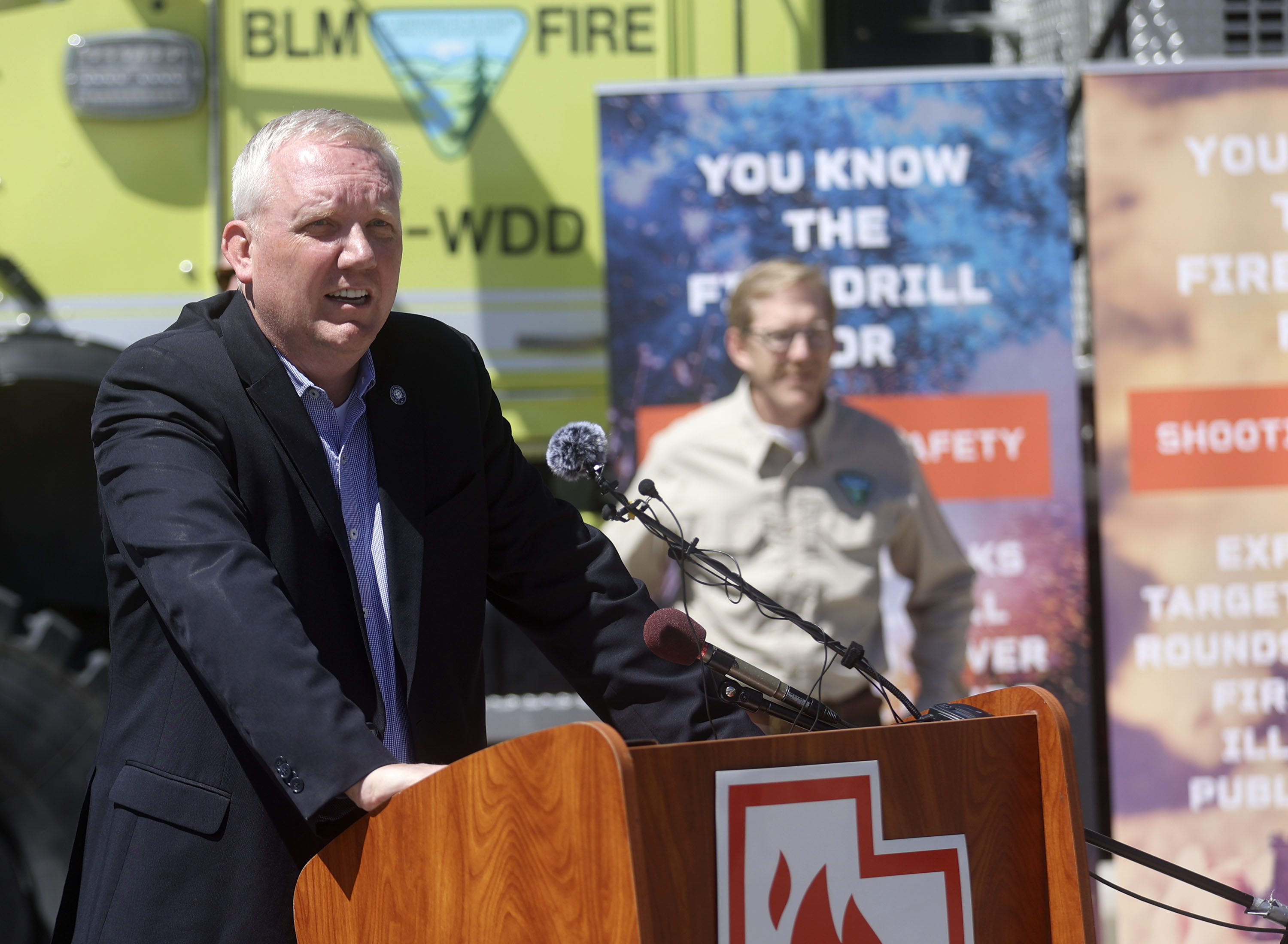 Brian Steed, former executive director at the Utah Department of Natural Resources, in 2021. Gov. Spencer Cox picked Steed to be the first-ever Great Salt Lake commissioner on Monday.