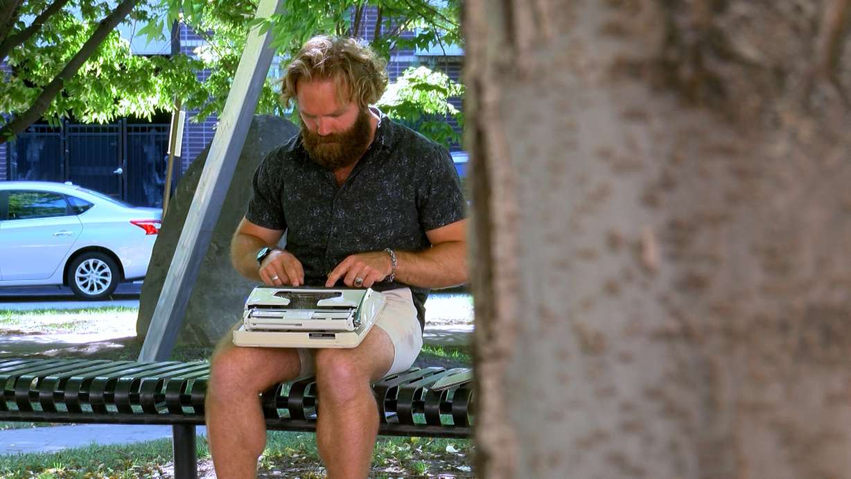 Alix Court is a local Salt Lake City poet. After spending so much time in isolation this year and only seeing people in masks, Court admits it's a strange period of transition. He's expresses his feelings about it through poetry.