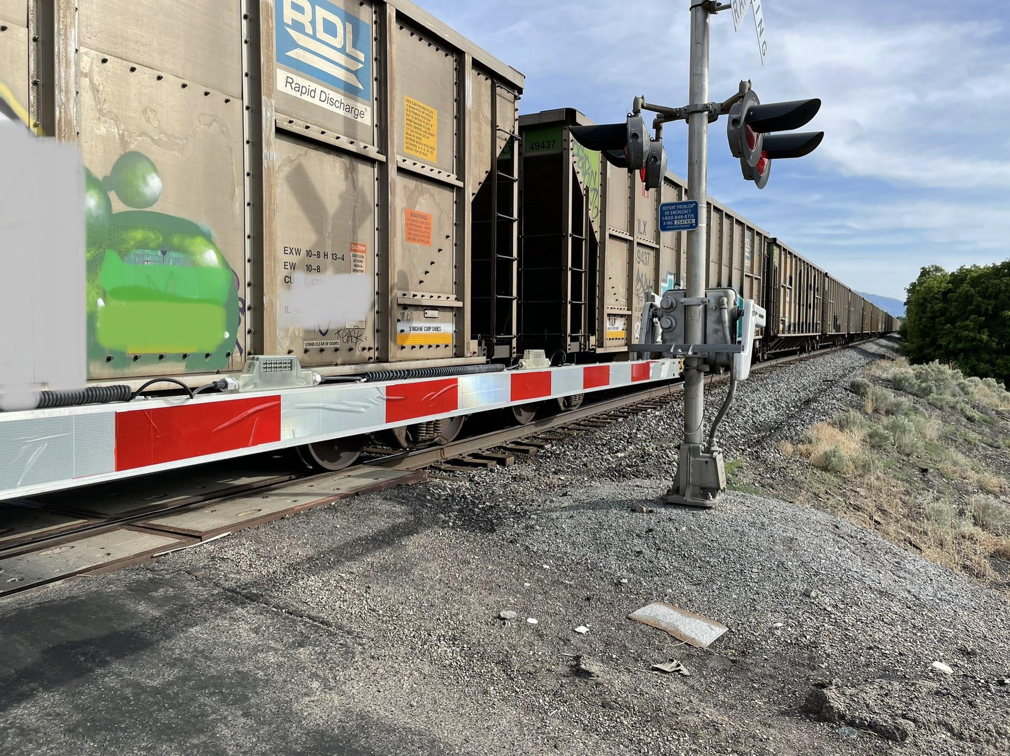 Man dies after being hit by a train near Springville