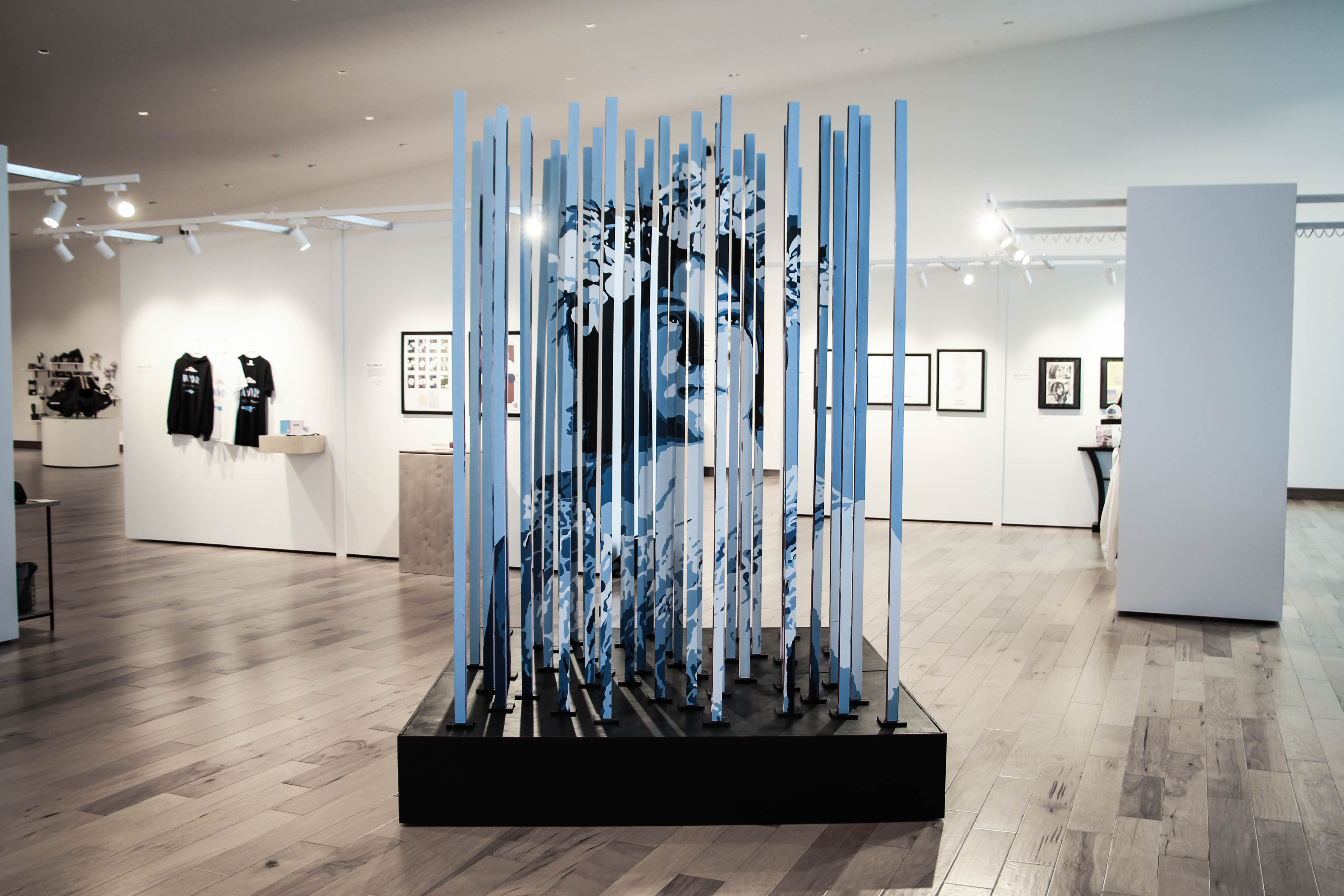 Kasner's art instillation piece was featured at Utah Pride Center's 2021 event.