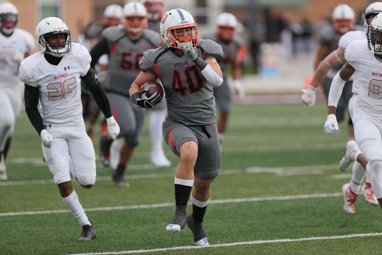 Snow running back Seth Kaelin, who played his high school football for Skyline High in Salt Lake City.