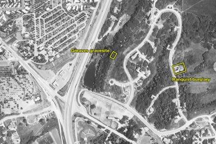 This May 1, 1985, aerial image shows U.S. Highway 89 near the border of Farmington and Fruit Heights. Daniel Ranquist burglarized a home on Kingston Road, to the right of center, two days after Theresa Greaves disappeared. Greaves’ remains were located in a shallow grave to the west of Kingston Road in 2015.