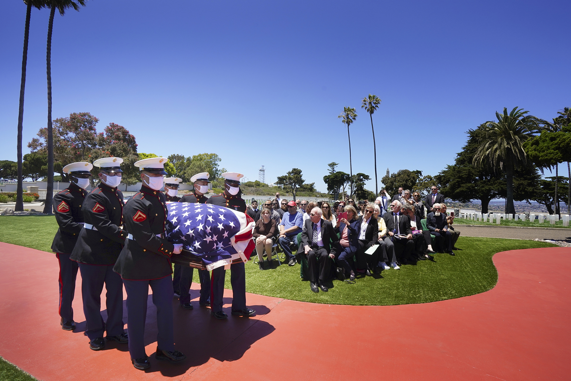 Marine killed at Pearl Harbor laid to rest in California