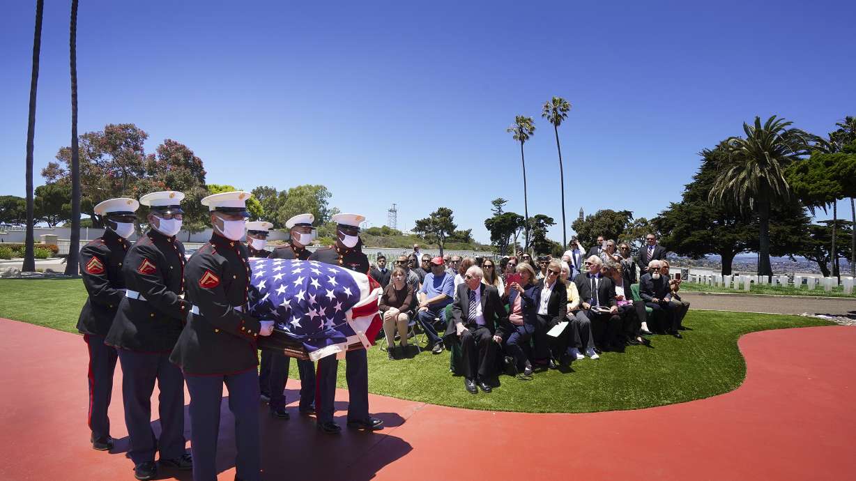Marine killed at Pearl Harbor laid to rest in California