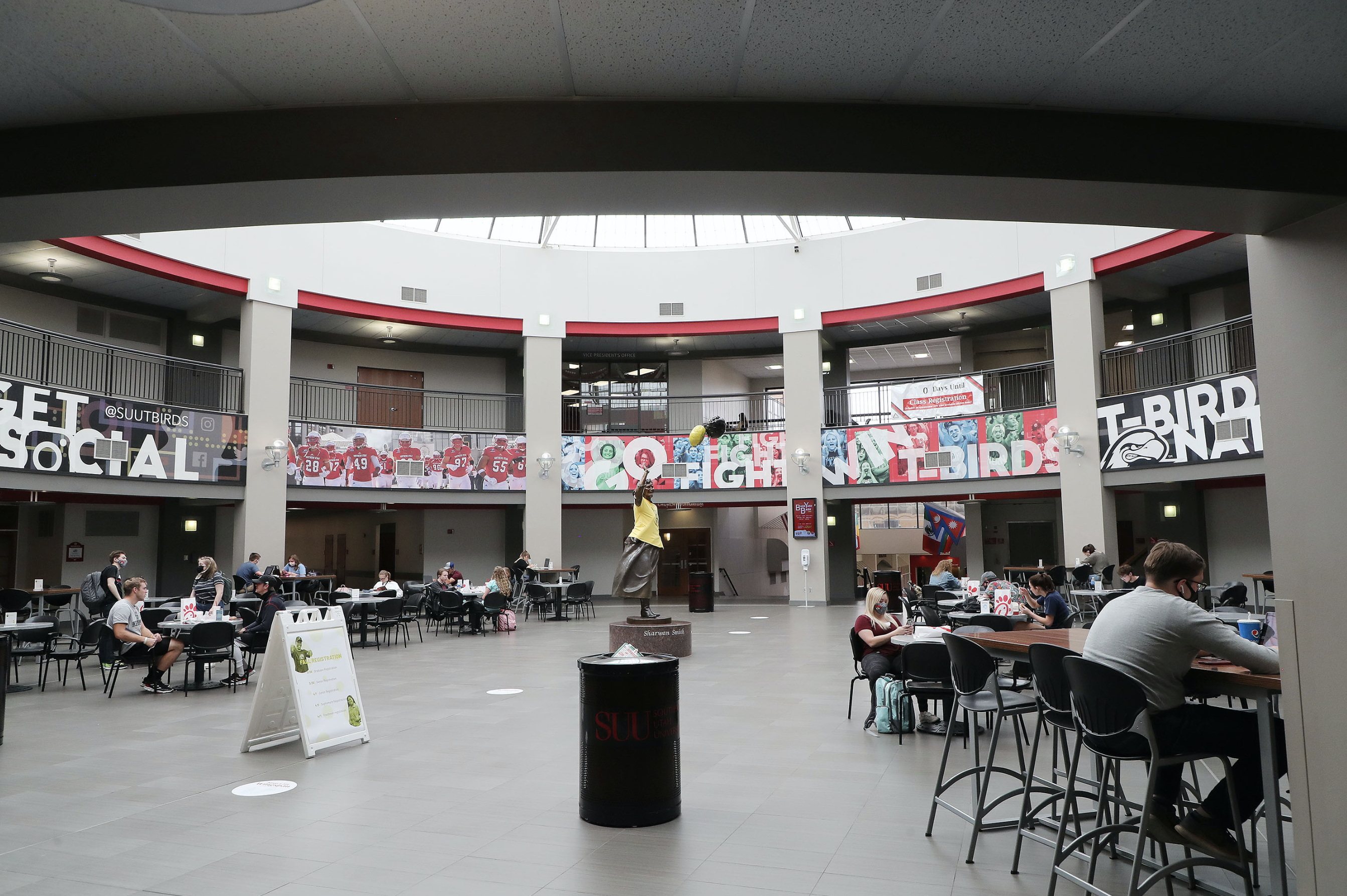Southern Utah University's Sharwan Smith Student Center in Cedar City is pictured on Wednesday April 7, 2021.
