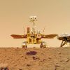 Photos show Chinese rover on dusty, rocky Martian surface