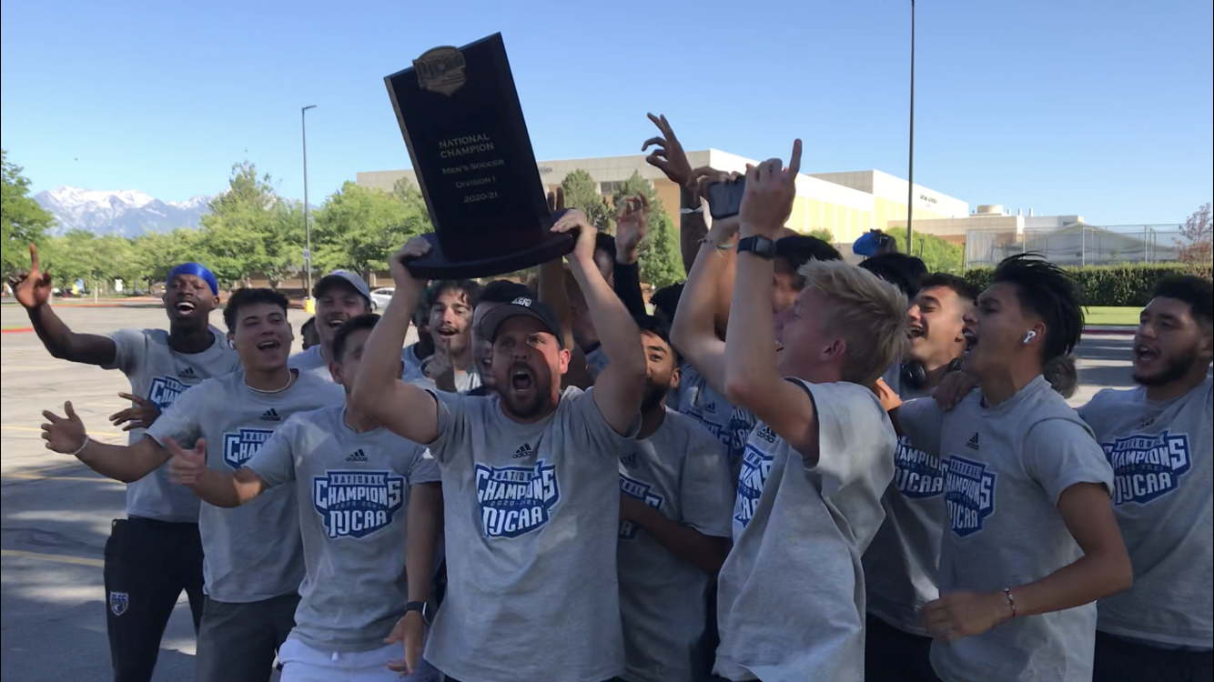 Salt Lake Community College won the first NJCAA national title in the program's five-year history with a 2-1 extra-time win over No. 1-ranked Iowa Western, Thursday, June 10, 2021 in Wichita, Kansas.