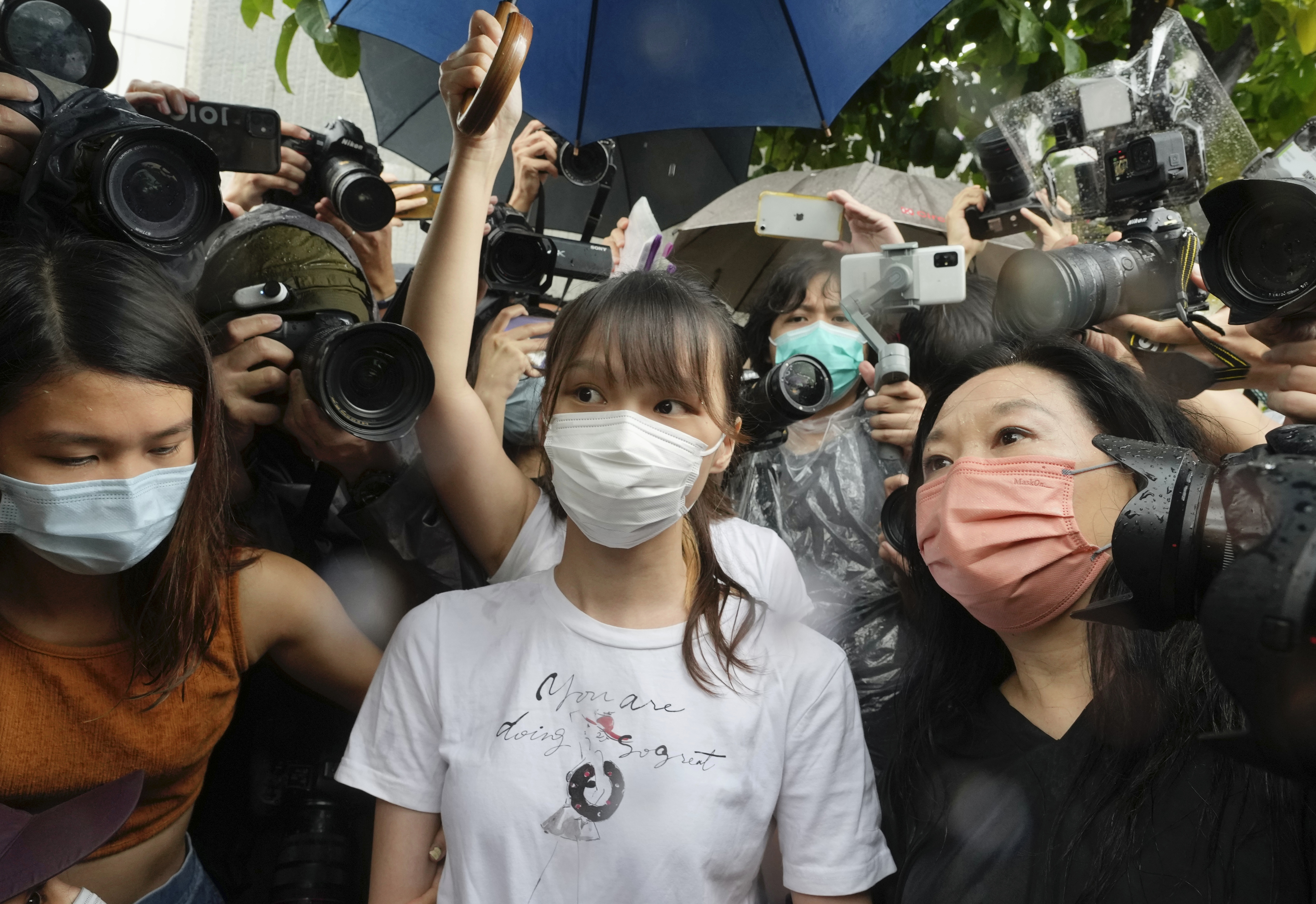 Hong Kong democracy activist Agnes Chow released from jail