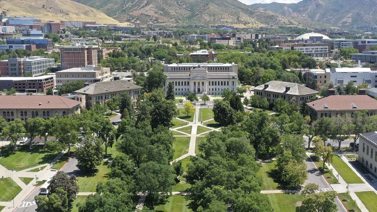 The University of Utah in Salt Lake City is pictured on
Tuesday, July 28, 2020. A search committee has selected 11
candidates to interview for president of the university.