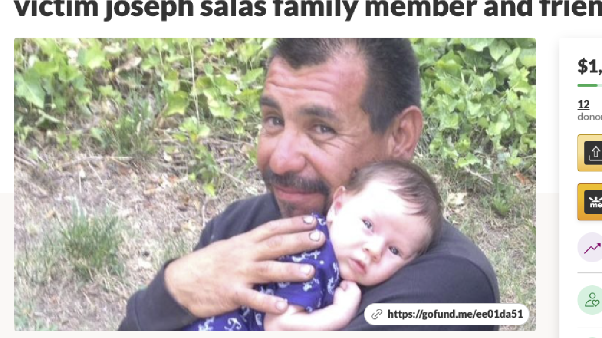 Joseph Salas is pictured in a GoFundMe page. Police are investigating his death as a homicide after his body was found in the Jordan River in Salt Lake City on Wednesday, June 9, 2021.