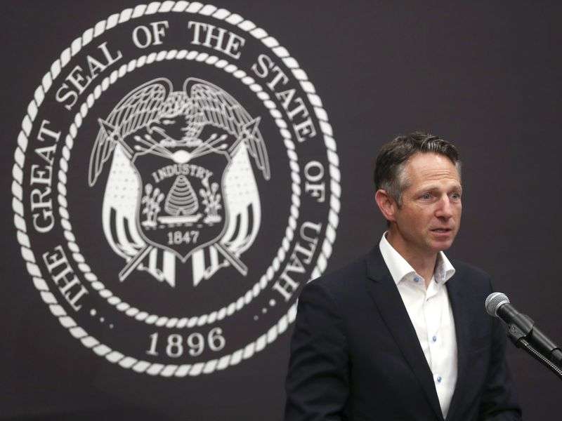 Derek Miller, president and CEO of the Salt Lake Chamber, pictured here in June 2020, said Clean Slate laws offer hope. "We’re talking about people who have paid their debt to
society, who have proven that the past is the past and that they’ve
moved beyond and they’re better now,”