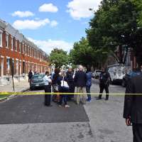 Police: 1 killed, 5 wounded in Baltimore shooting