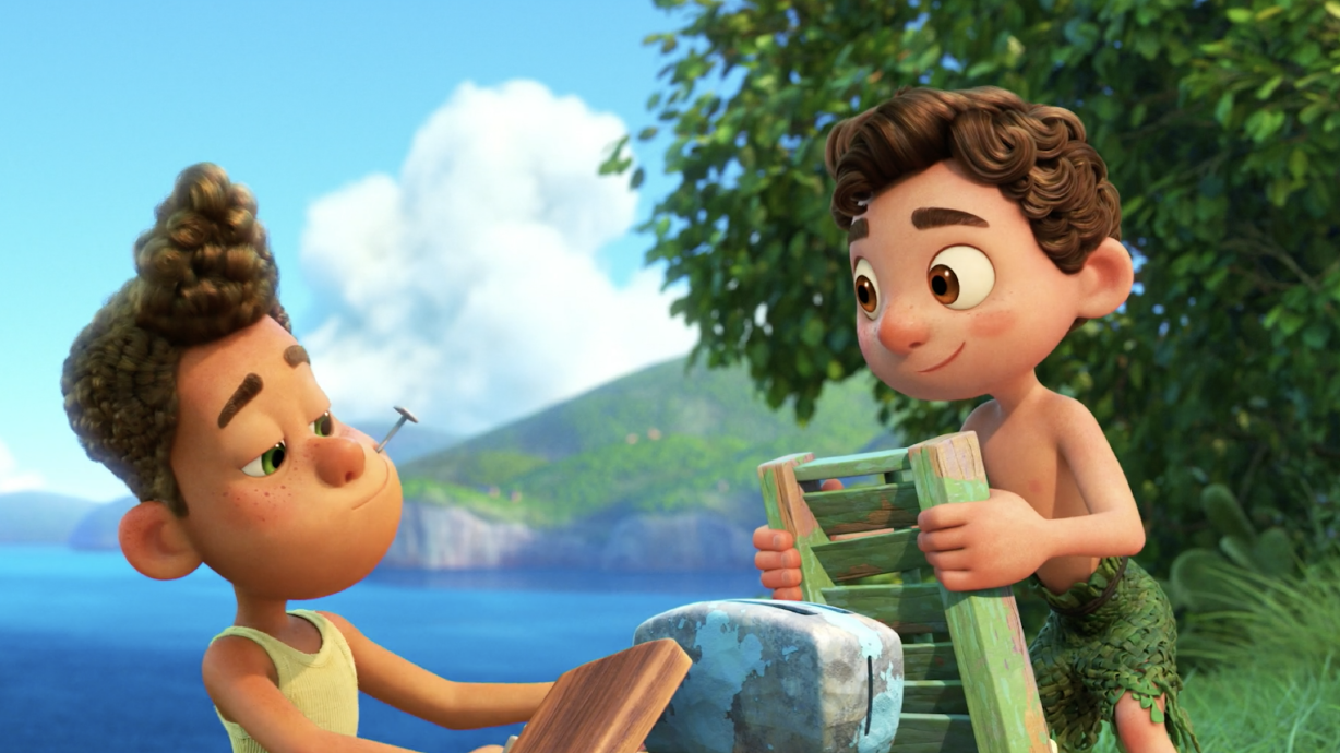 A still shot from Disney/Pixar's "Luca," which debuts on Disney+ on Friday, June 18, 2021.