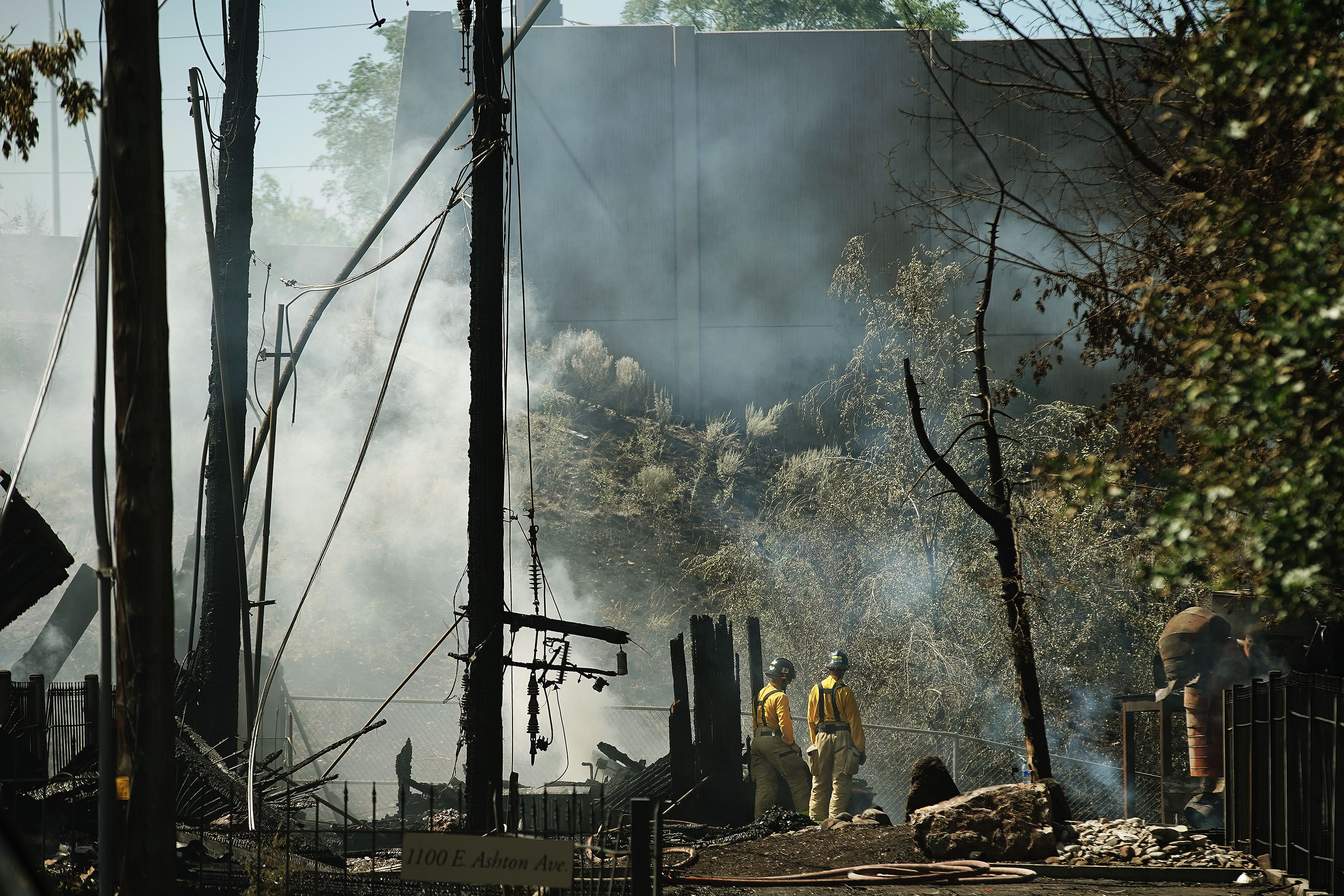Salt Lake firefighters respond to a fire at an office building in Sugar House on Sunday, June 13, 2021. A man has been arrested and accused of intentionally starting the fire that caused $2 million in damage.