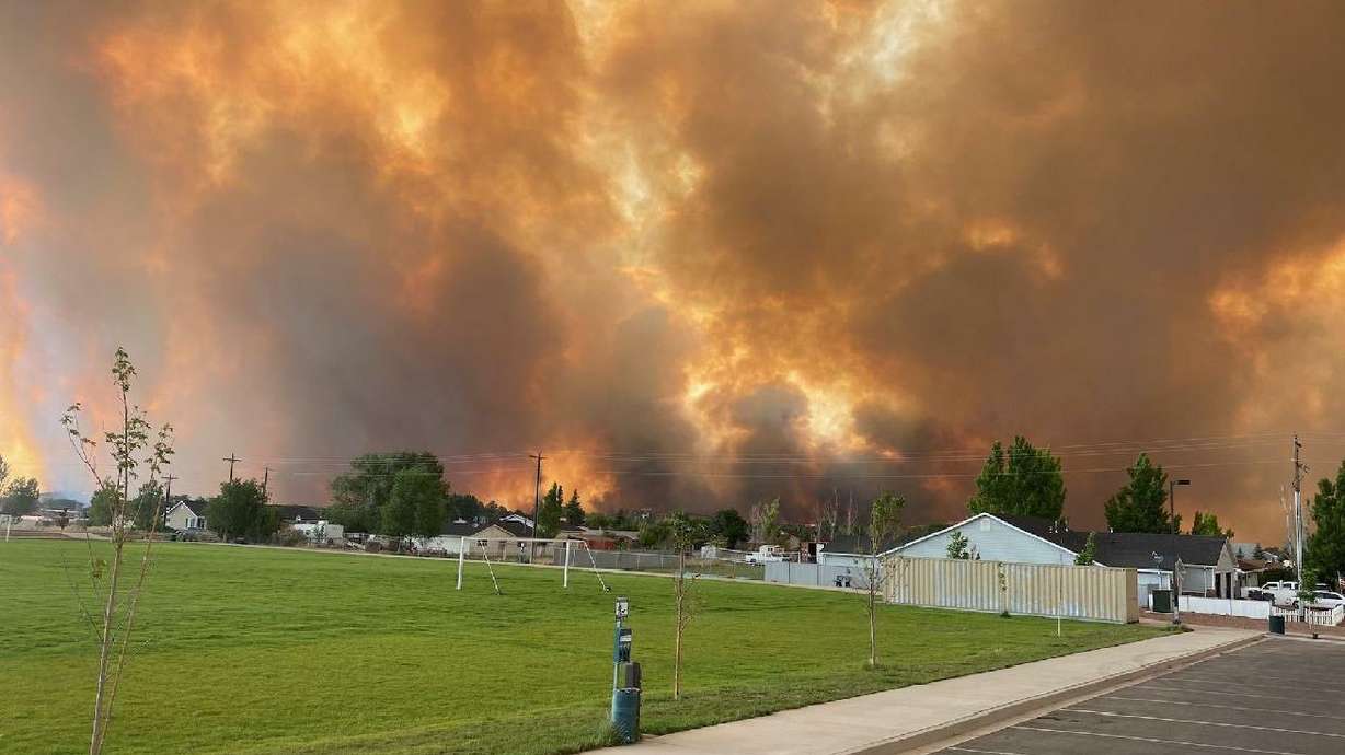 The Flatt Fire west of Cedar City continues to grow on Friday, June 18.
