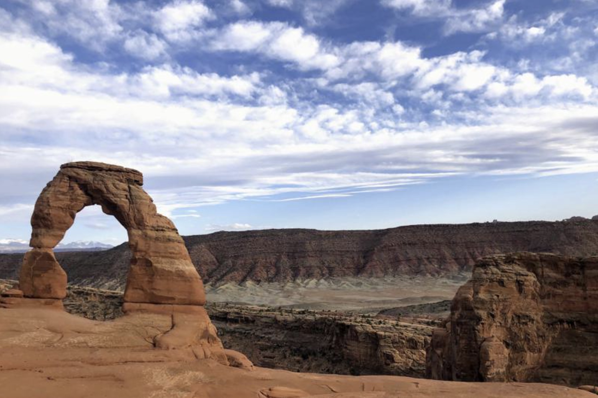 Delicate Arch is seen at Arches National Park on April 25, 2021. Both Zion and Arches are in the top 10 of the most-filmed U.S. national parks.