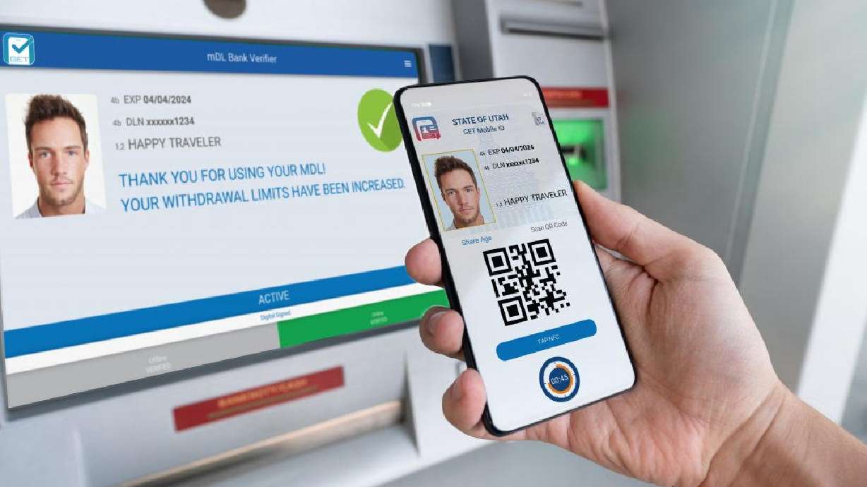 Utah Community Credit Union will be the state's first financial institution to accept mobile driver's licenses for all banking transactions shortly after Utah became the first state to pilot the program, the Utah Department of Public Safety announced Tuesday, June 22.