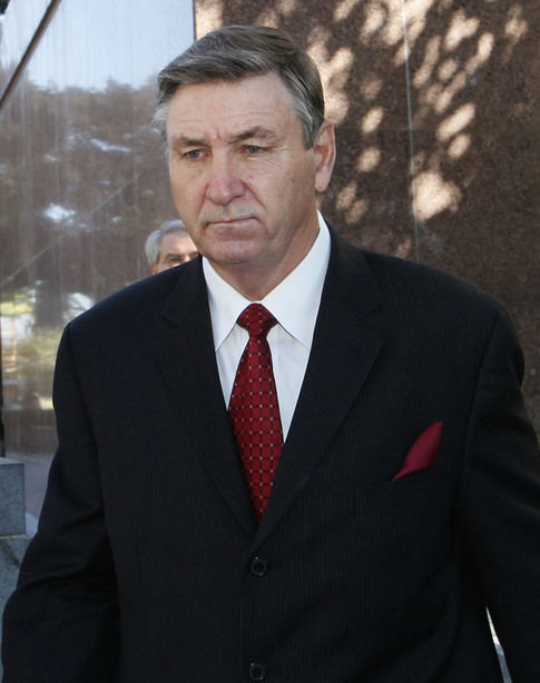Jamie Spears, father of singer Britney Spears, leaves the Stanley Mosk Courthouse on Oct. 24, 2012, in Los Angeles.