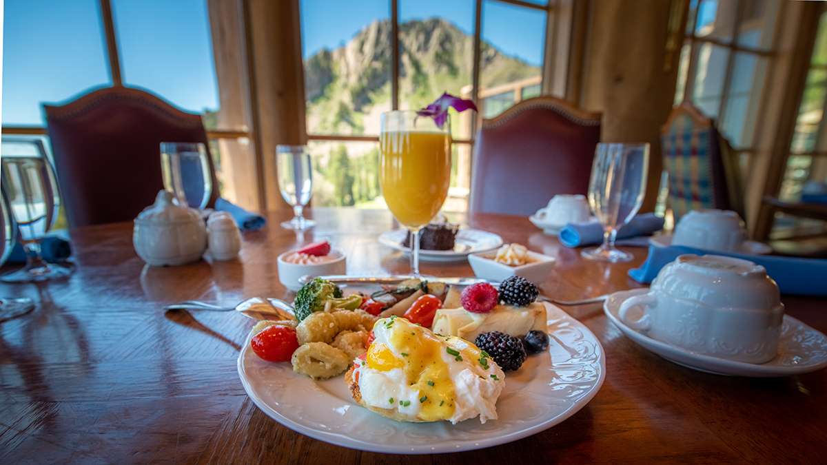 Looking for a unique brunch? Try Snowbasin's mountain-top buffet