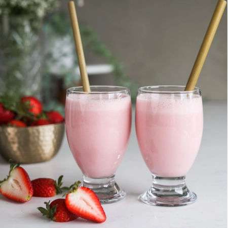 Strawberry Lassi.