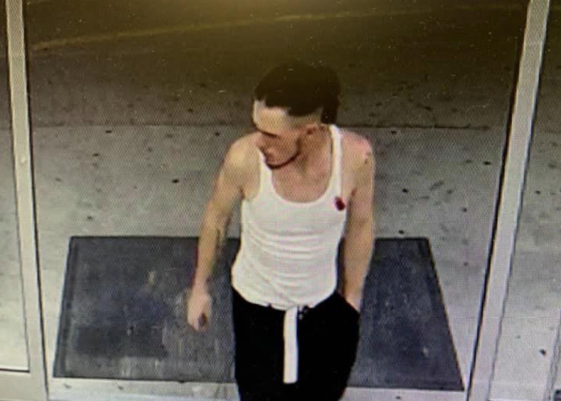 A still photo taken from store surveillance video shows the male driver who picked up the screaming 16-year-old girl and drove away with her in his car.