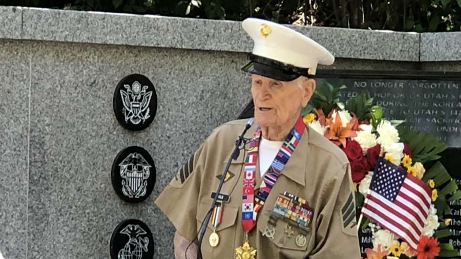 Marine veteran John Cole is working to get every Koren War veteran in Utah an Ambassador of Peace Medal.