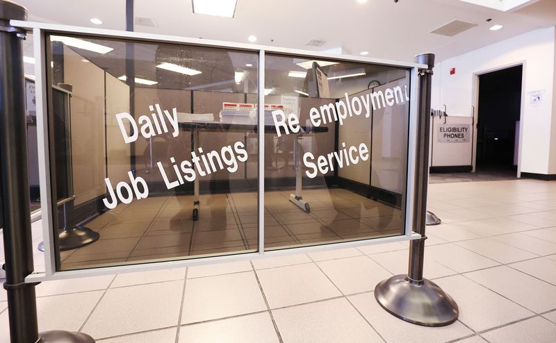 The Utah Department of Workforce Services’ South County
Employment Center in Taylorsville is pictured on Friday, March 19,
2021.