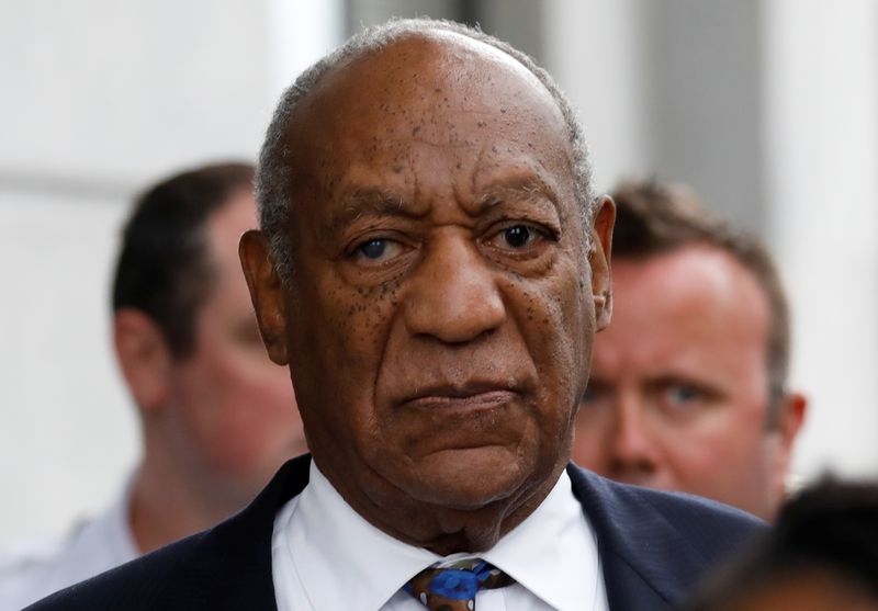  Actor and comedian Bill Cosby leaves the Montgomery County Courthouse after the first day of his sexual assault trial's sentencing hearing in Norristown, Pennsylvania, September 24, 2018. The Supreme Court said Monday it will not take up the sexual assault case against him.