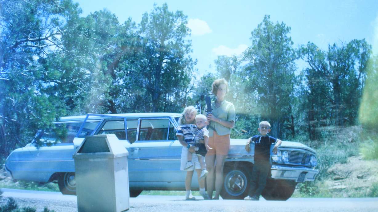 The first generation on Christensens on a family trip. Current owner Scott is being held by his older sister.