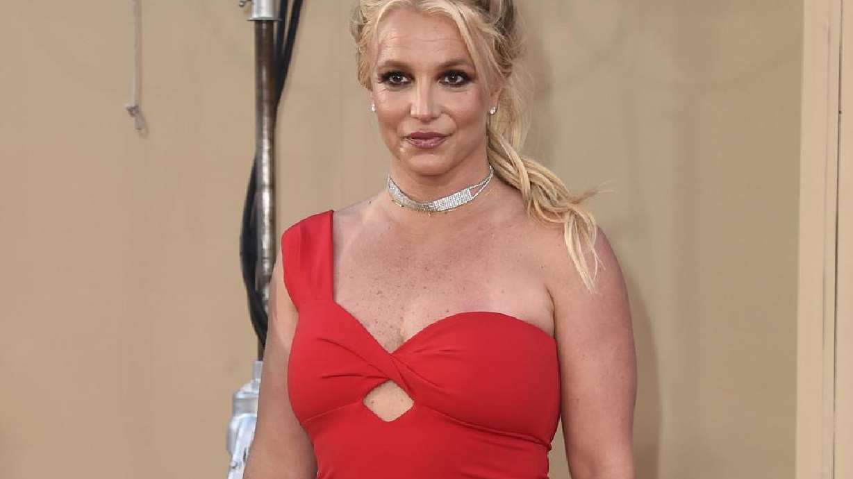 Britney Spears arrives at the Los Angeles premiere of “Once Upon a Time in Hollywood” on July 22, 2019. Utah Republican Rep. Burgess Owens has joined others in Congress in a letter inviting Spears to testify about her experience under a conservatorship that has controlled her personal and professional life for more than a decade.