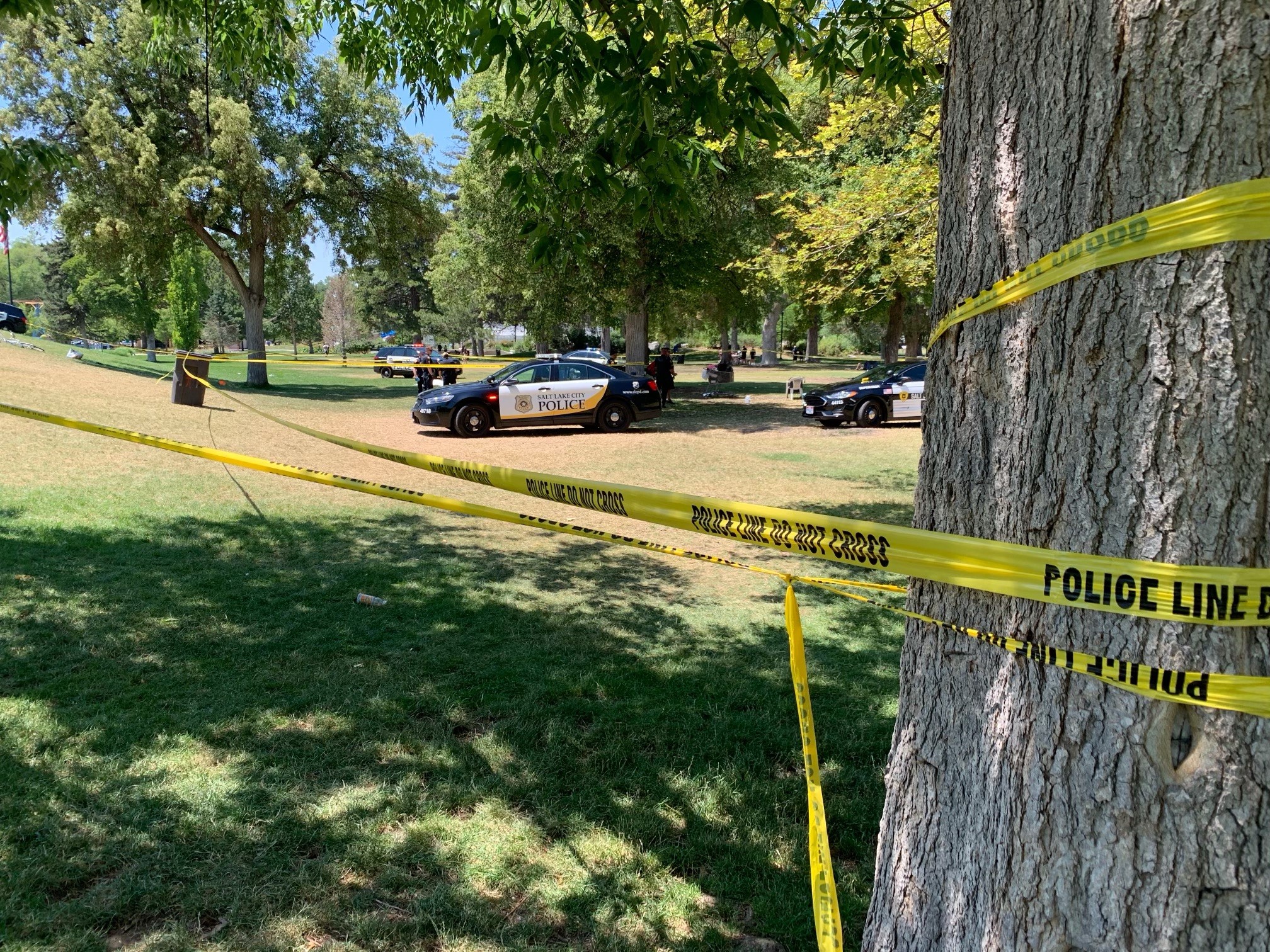 One person has died after a stabbing in Liberty Park on Sunday, July 4, 2021, Salt Lake police said.