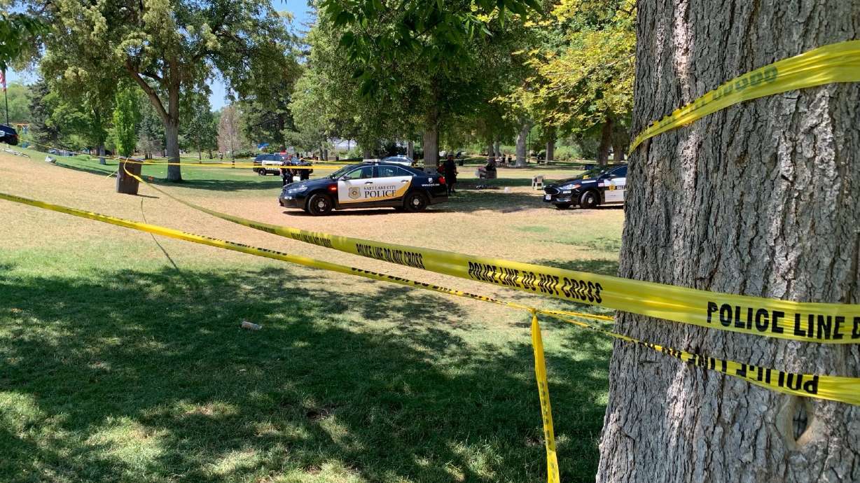 One person has died after a stabbing in Liberty Park on Sunday, July 4, 2021, Salt Lake police said.