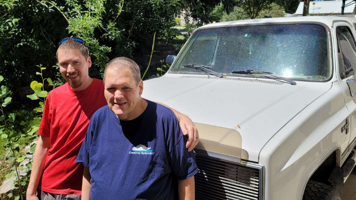 David Beverly, 31, left, and father Peter Beverly, 59, right, had their live-donation organ transplant procedure delayed because of a national and statewide blood shortage.