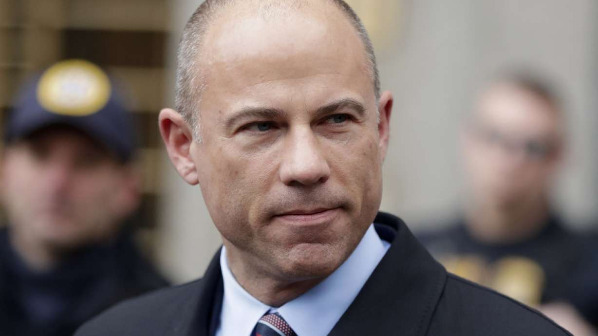 Michael Avenatti, speaks outside court in New York, Dec. 12, 2018. Avenatti faces sentencing Thursday over a year after a jury concluded he tried to extort millions of dollars from Nike by threatening the company with bad publicity.