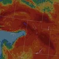 Smoke over Utah coming from Oregon and California
