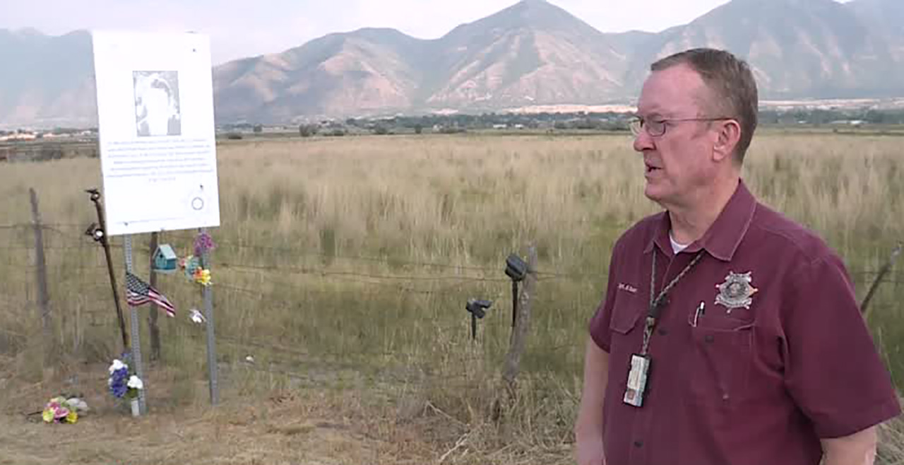 Utah County Sheriff's Sgt. Spencer Cannon says Monday, July 12, 2021, that the truck believed to have fatally hit Nathan Haun in 2013 may have been traveling at least 70 miles per hour.