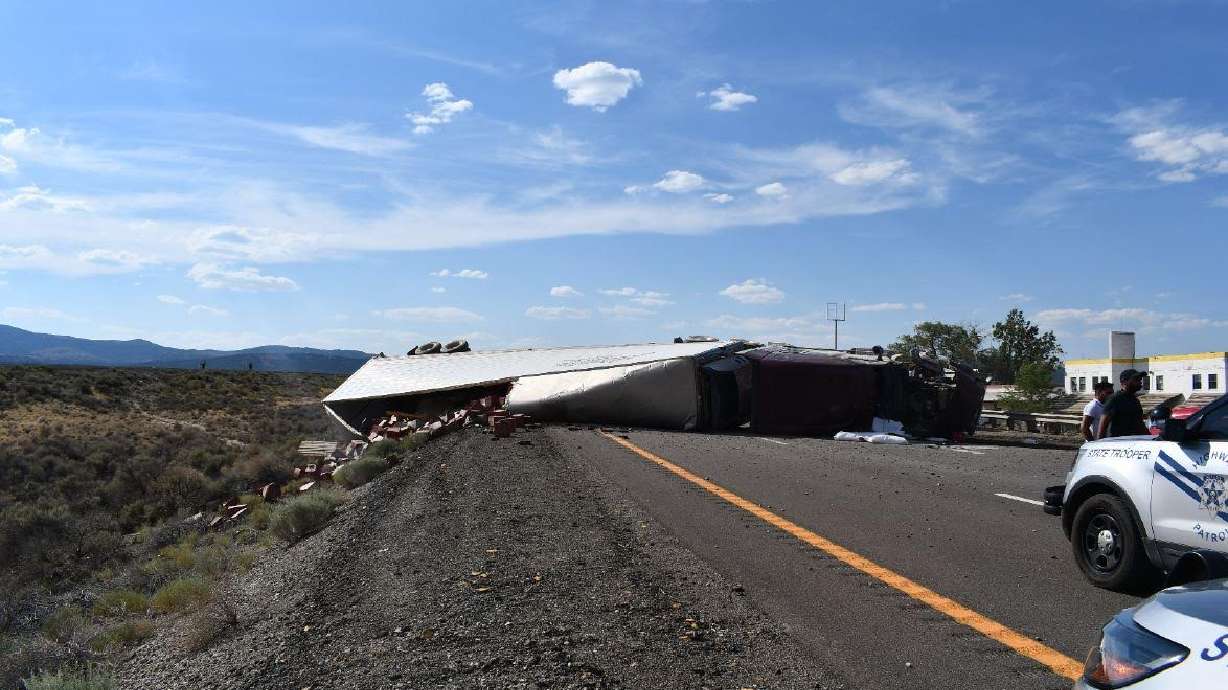 A Utah resident died on July 8 after the semitruck he was driving overturned on I-80 in Nevada. Nevada Highway Patrol officials say a blown tire caused the crash.