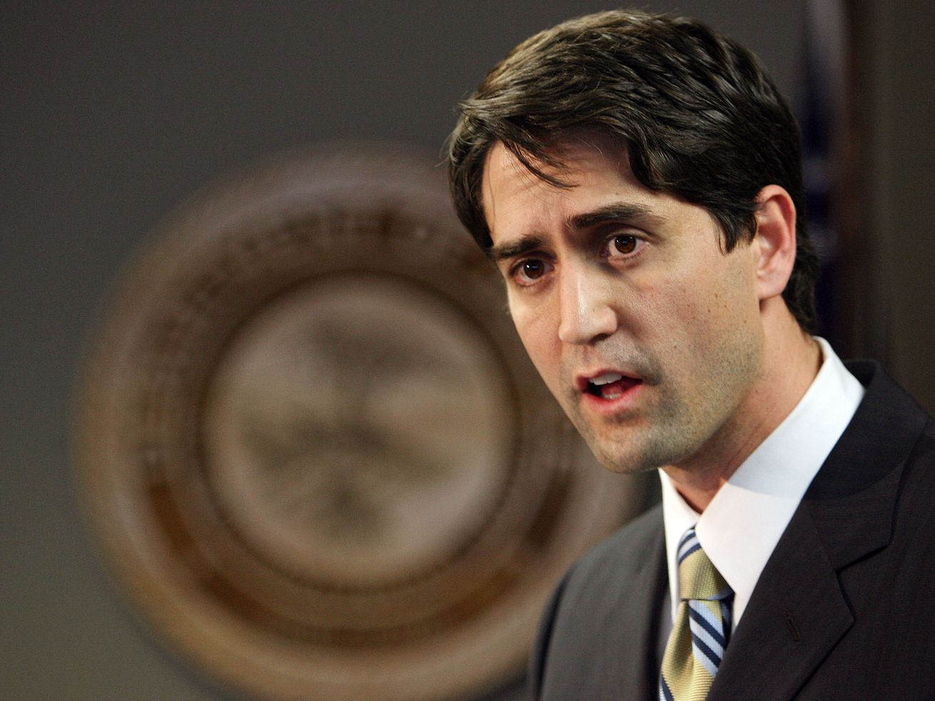 Then-U.S. Attorney for Utah Brett Tolman in 2007 in Salt Lake City. On Tuesday, Tolman told Congress there is a lack of transparency, accountability and information about police use of facial recognition technology.