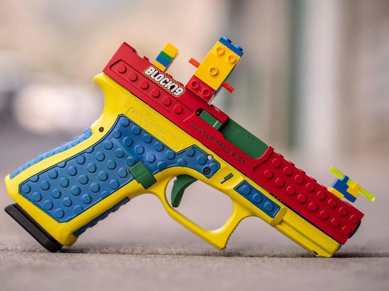 Provo-based Culper Precision says it has stopped selling a kit that encases Glock handguns in Lego blocks after the Danish toy maker sent it a cease-and-desist letter at the urging of gun control activists.