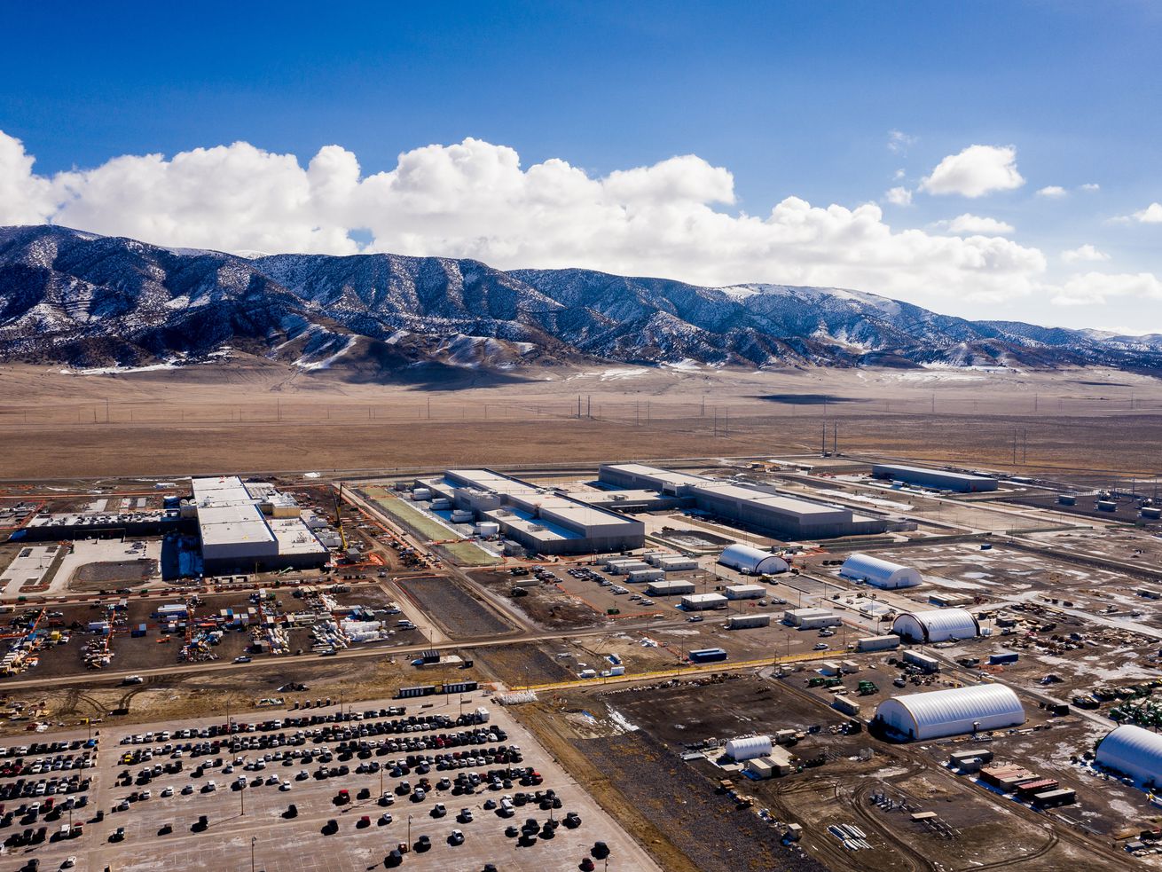 Facebook’s data center in Eagle Mountain is pictured on
Thursday, Feb. 18, 2021.
