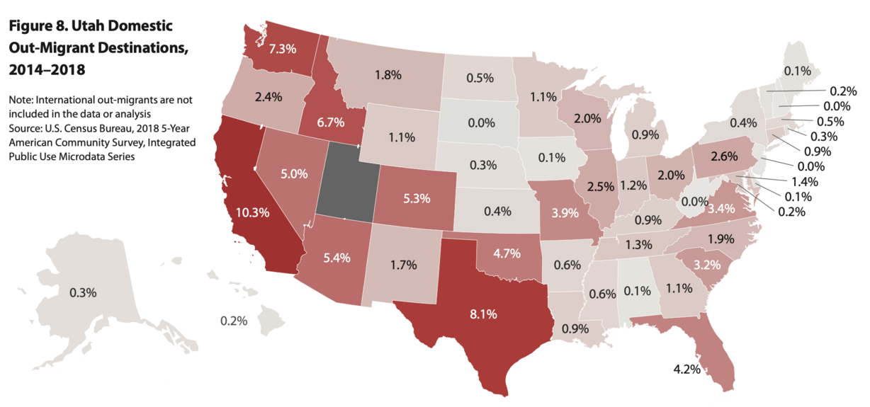 Where Utahns are moving
